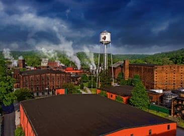 Buffalo Trace Distillery from above