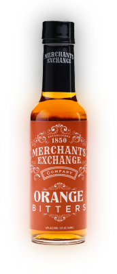 Merchants Exchange Orange Bitters Bottle