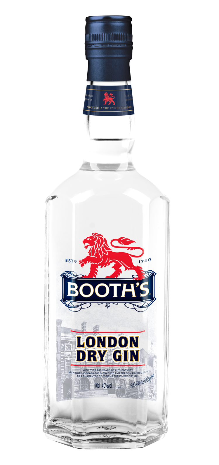 Booth's Gin Bottle