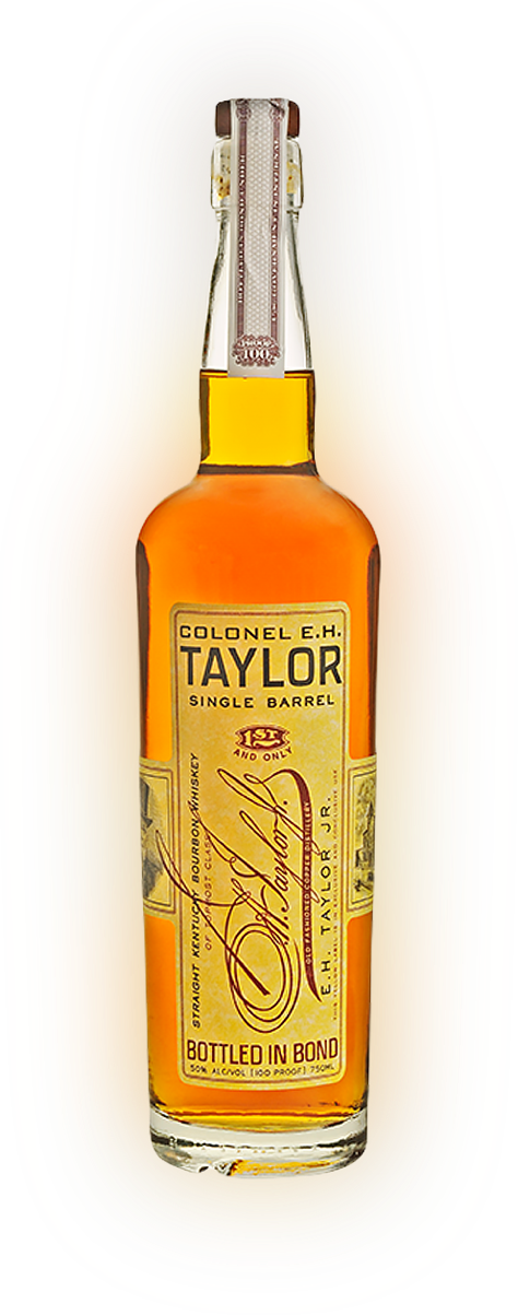 750 milliliter bottle of Colonel E.H. Taylor, Jr.  Single Barrel Bourbon Whiskey
