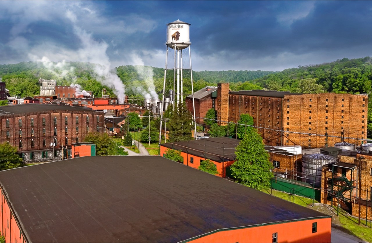 Grounds of Buffalo trace distillery