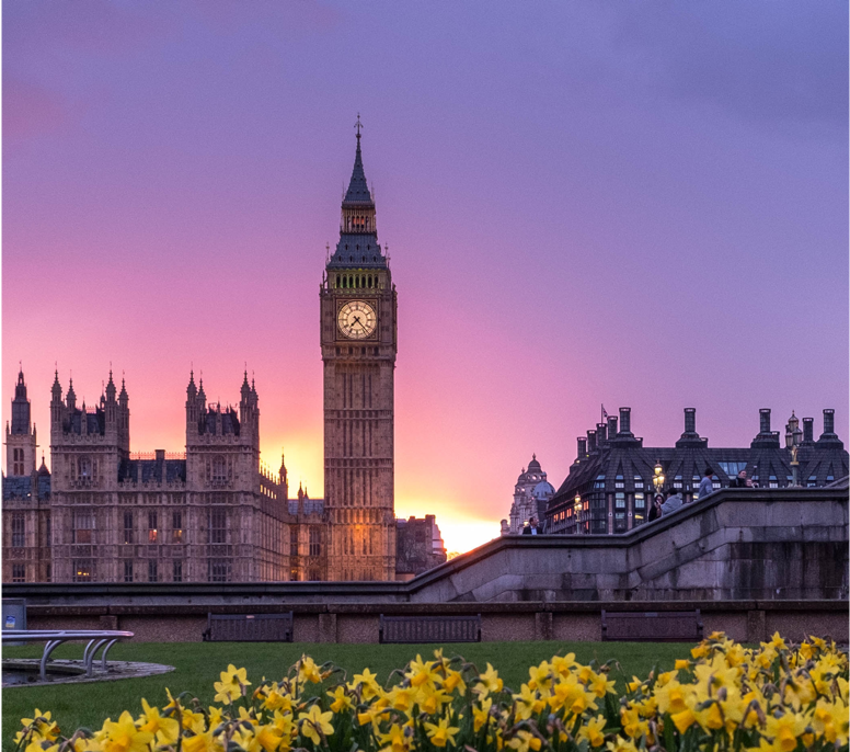 Big Ben at sunset